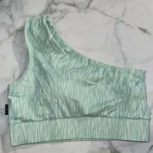 Mint Green One-Shoulder Top